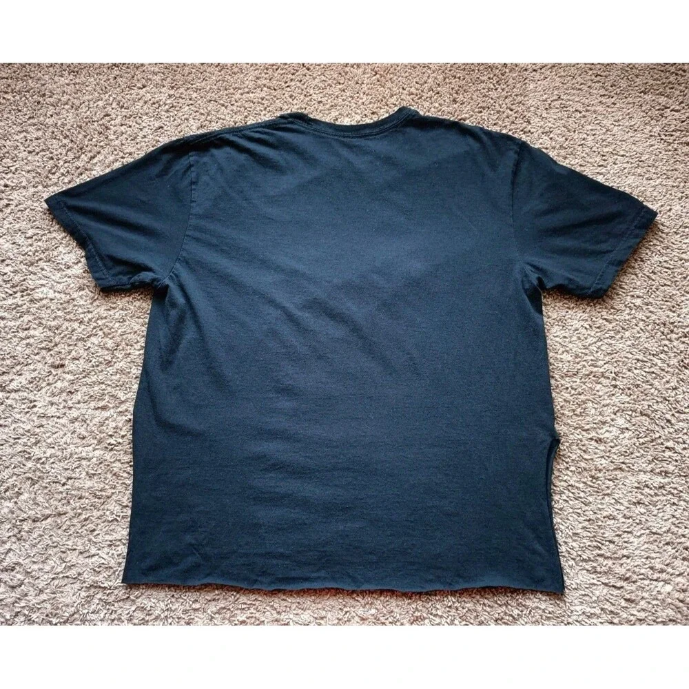Backstreet Boys T-Shirt Women's LARGE/XL Black Graphic Print Side Slits